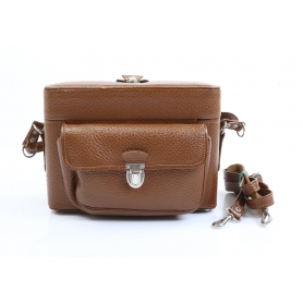 Vintage FotoTasche ca. 24x13x17 cm Leder (274273)